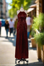 Beautiful Sequins Halter Hourglass Bridesmaid Dresses