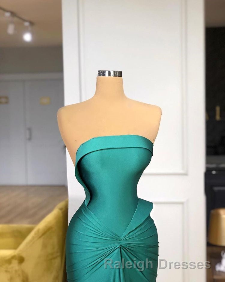 Elegant Strapless Long Mermaid Evening Prom Dress Online