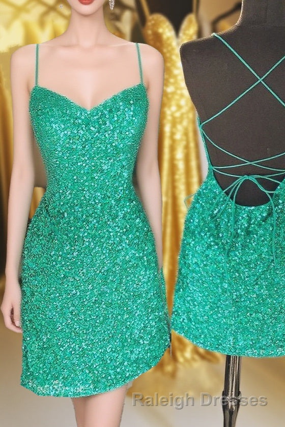 Spaghetti Straps Hot Pink Bodycon Mini Dress Main image