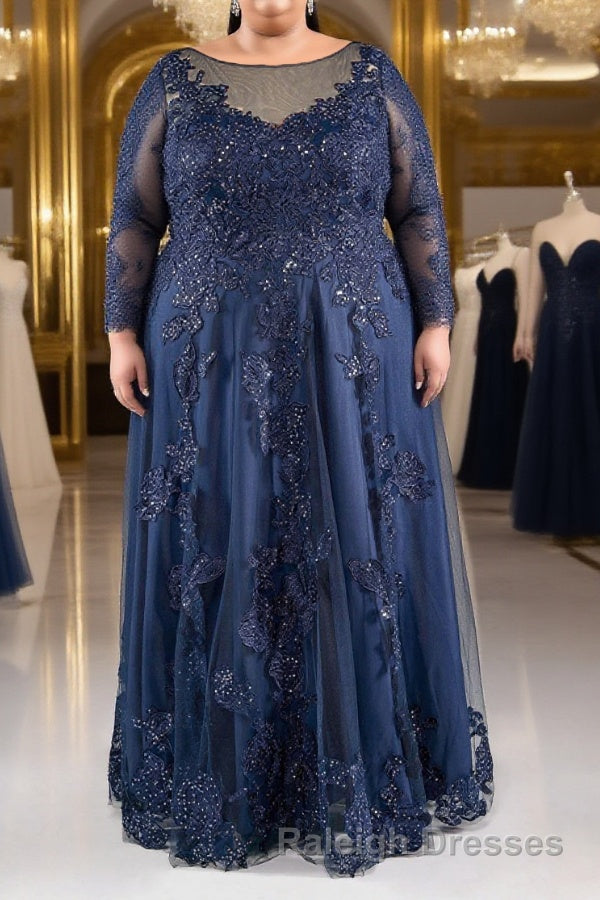 Half sleeves Sequined Elegant Lace Mother of The Bride Dress Main image