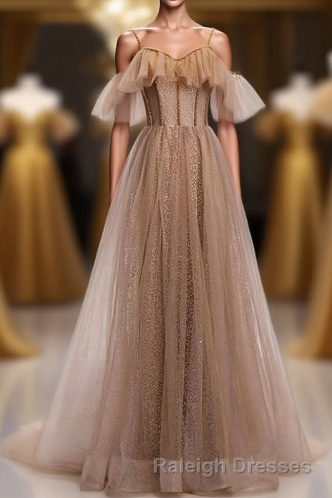 Prom Long A Line Tulle Prom Dress Lace Up Simple Prom Dress Main image