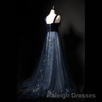 Elegant Long Lace Up Velvet Tulle Prom Dresses Modest Party Gowns