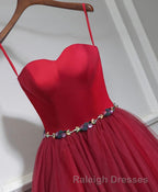 Cute Sweet Neck Short Prom Dress, Mini Dresses