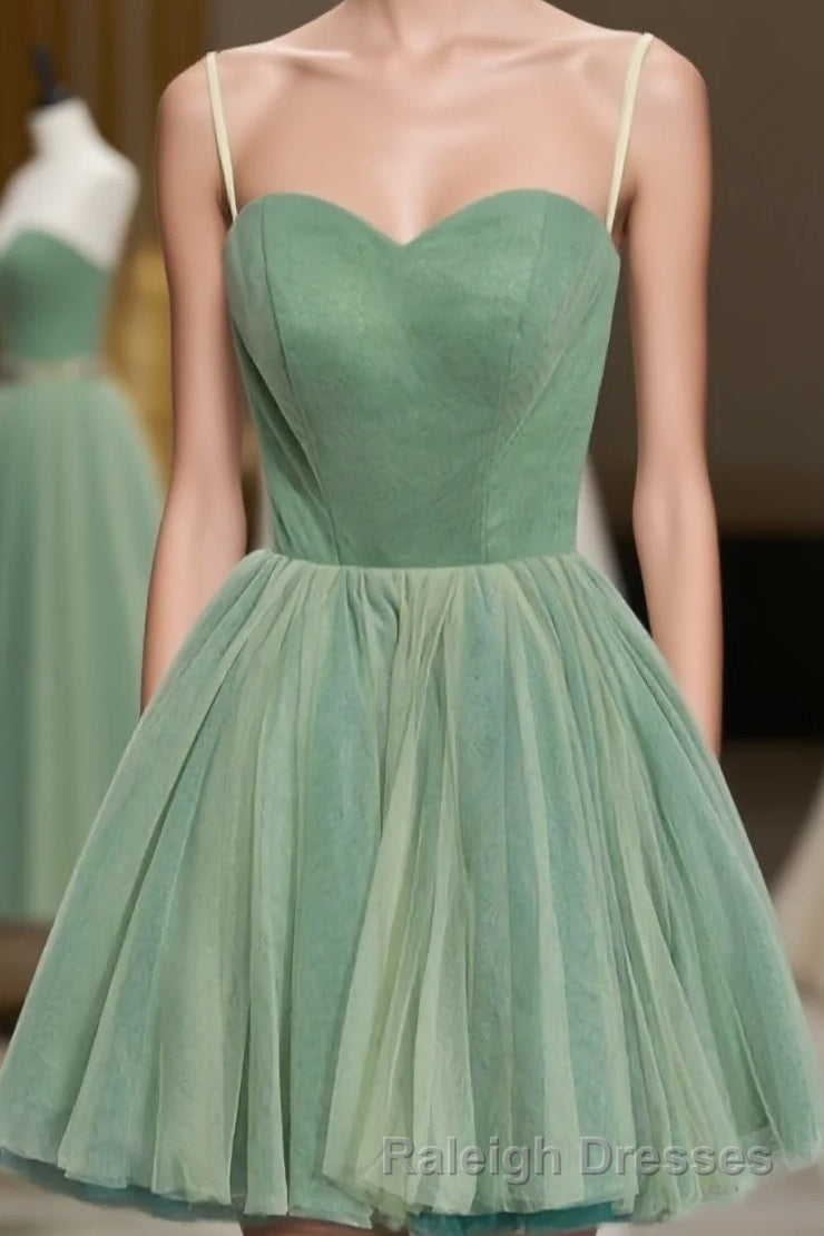 Cute Sweet Neck Short Prom Dresses Mini Dress
