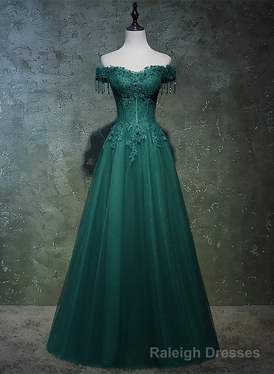 Pretty Mermaid Green Long Prom Dresses Prom Gown