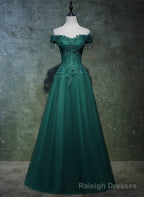 Pretty Mermaid  Green Long Prom Dresses Evening Gowns