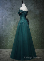 Pretty Mermaid Green Long Prom Dresses Prom Gown