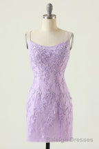 Coral Short Tight Homecoming Dress with Lace Beading