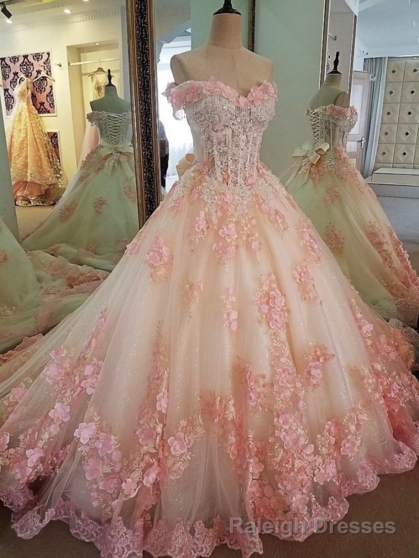 A line ball Gowns prom dress long Prom Gowns