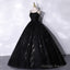 A Line Black Formal Dress Princess Birthday Party Dress