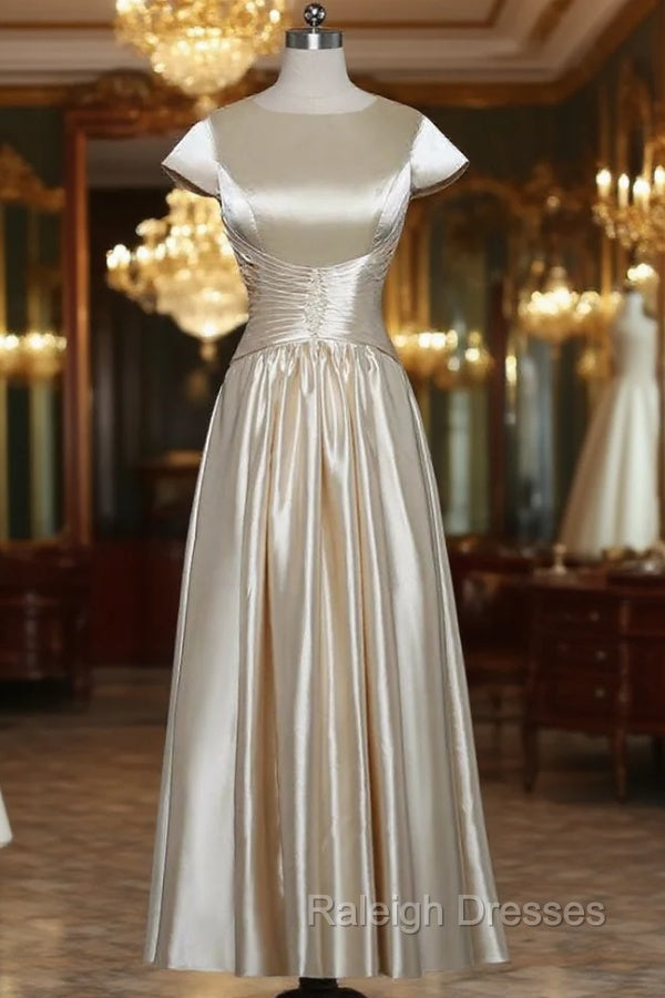 A-line Cap Sleeves Ankle Length Mother Of The Bride Dresses Main image