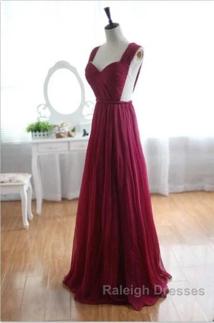 A-Line Chiffon Prom Dress Bridesmaid Dress Secondary image