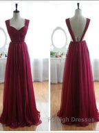 A-Line Chiffon Prom Dresses Bridesmaid Dresses