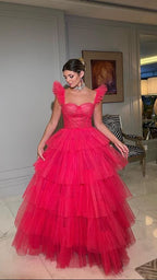 A-Line Prom Dress Long Fashion Prom Dresses