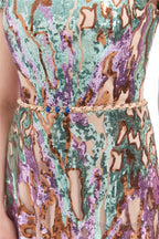 A line Off Shoulder Long Prom Dresses