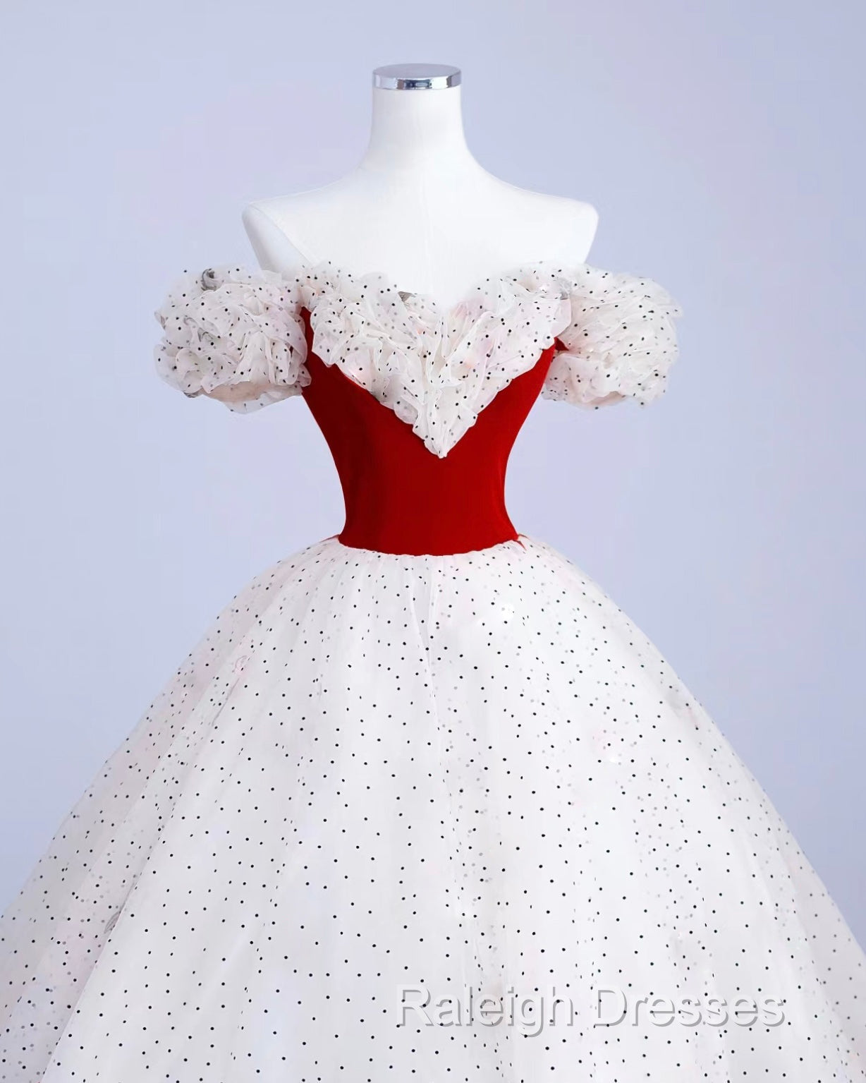 A-Line  Off Shoulder Tulle Light Champagne Long Prom Dress, Light Champagne Evening Dress Secondary image