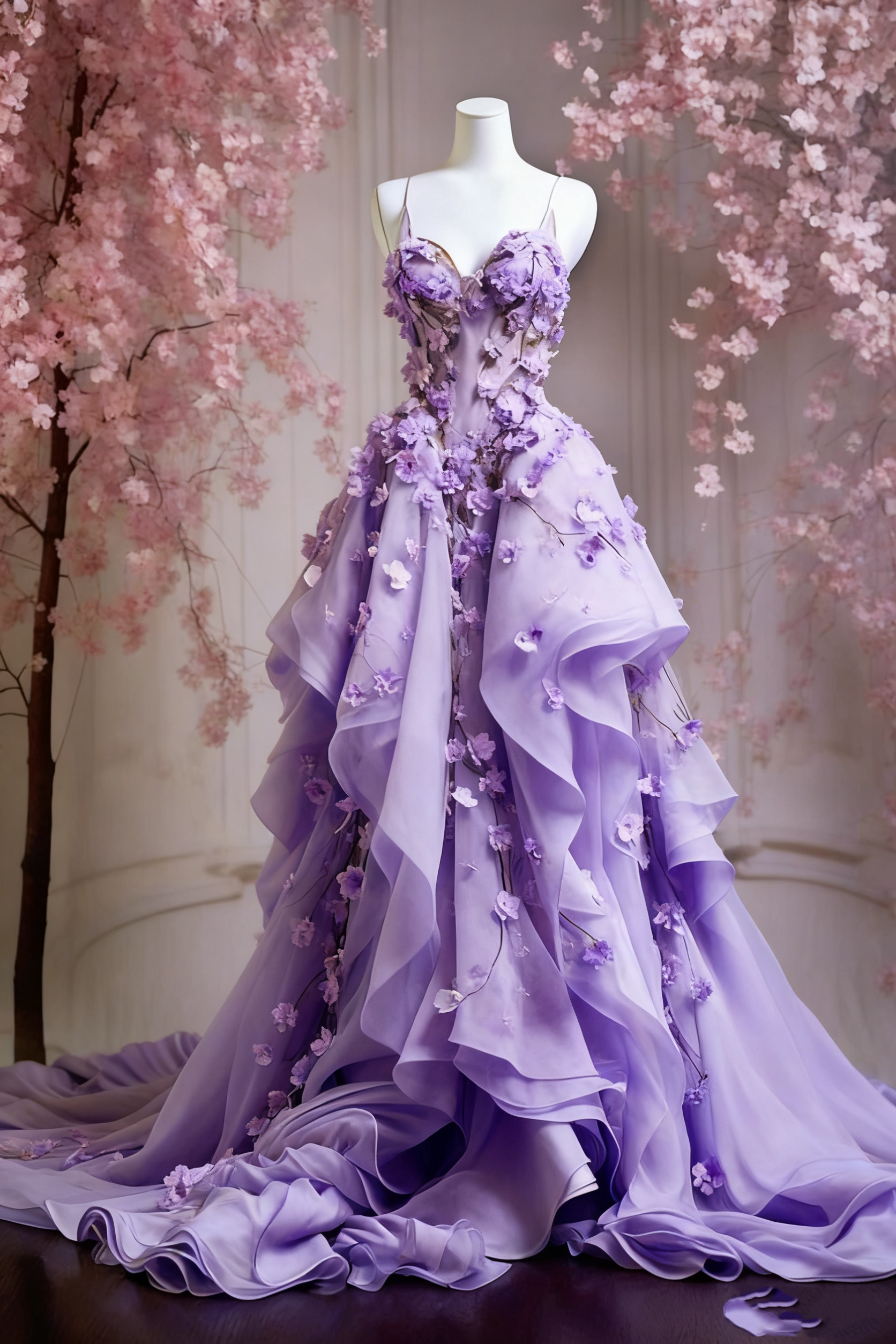 A-Line Pink Tulle Long Prom Dresses Prom Dresses
