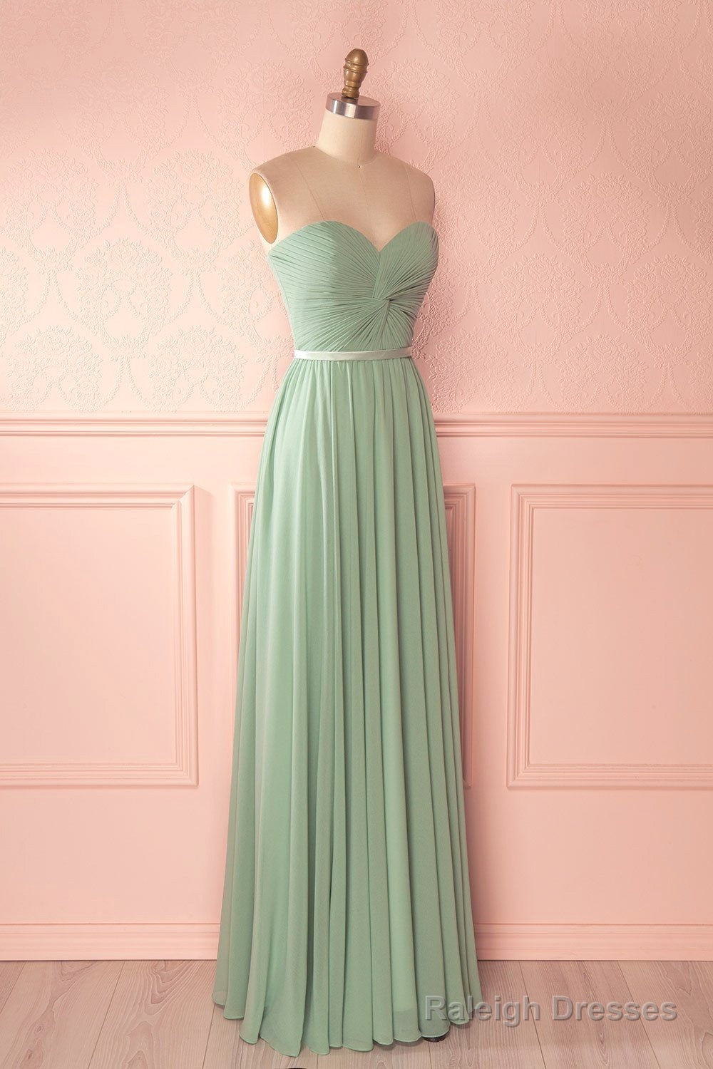 A-Line/Princess Chiffon Sweetheart Bridesmaids Dresses Secondary image