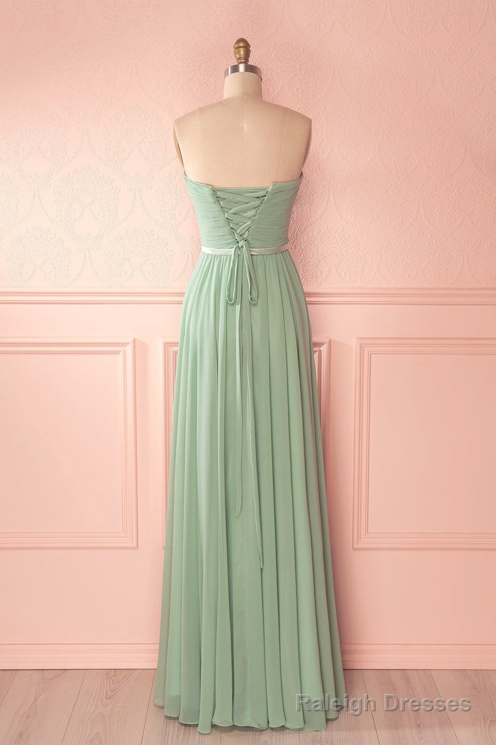 A-Line/Princess Chiffon Sweetheart Bridesmaids Dress