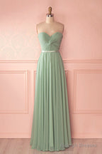 A-Line/Princess Chiffon Sweetheart Bridesmaids Dress