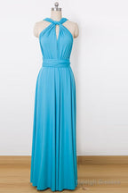 A-Line/Princess Sleeveless Convertible Bridesmaids Dress