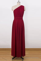 A-Line/Princess Tulle Sleeveless Convertible Bridesmaids Dress