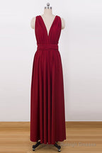 A-Line/Princess Tulle Sleeveless Convertible Bridesmaids Dress