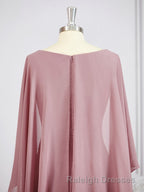 A-Line/Princess V-neck Floor-Length Chiffon Mother of the Bride Dresses