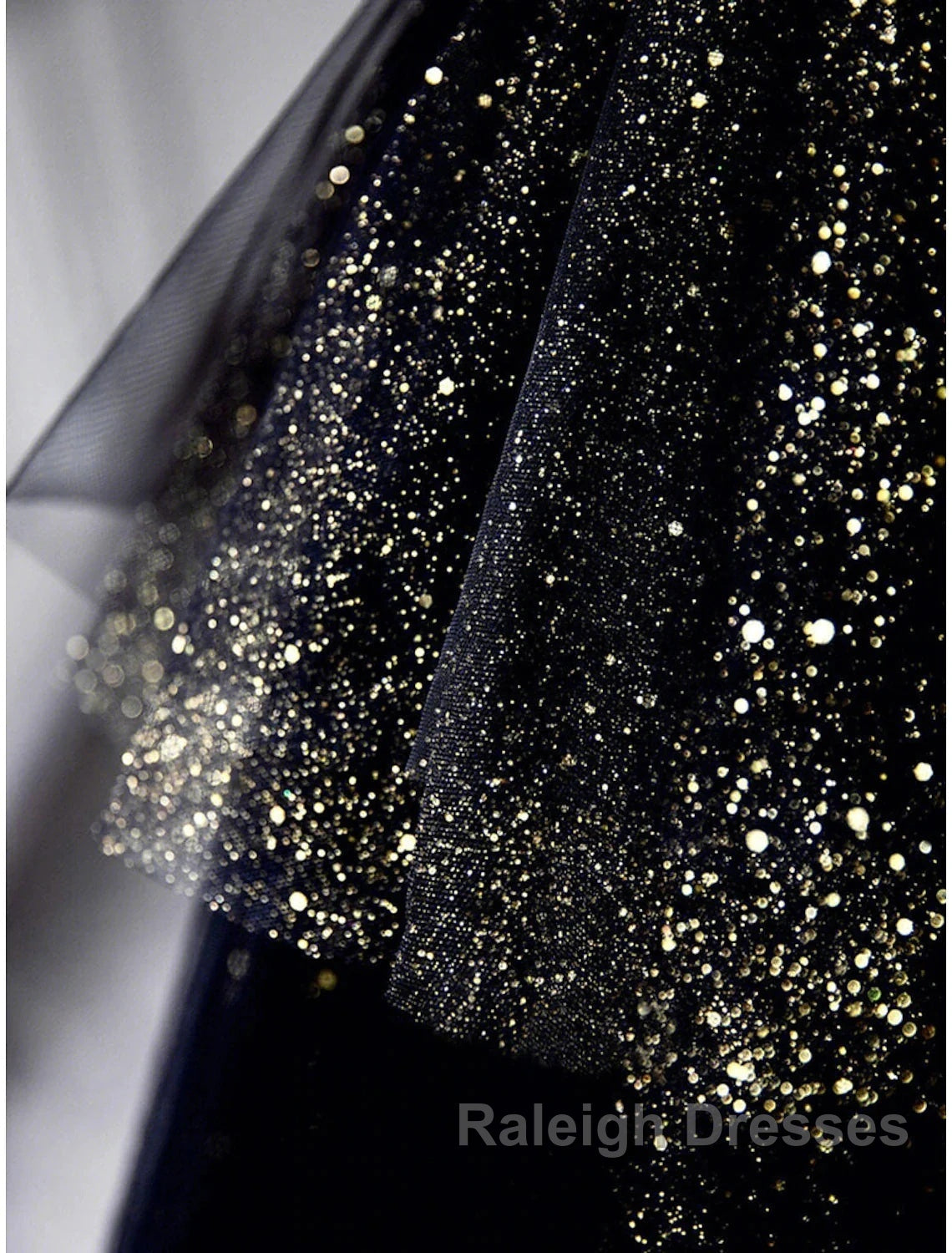 A-Line Prom Dresses Black Dress Dress Formal Birthday Floor Length Sleeveless Strapless Tulle With Ruched Sequin