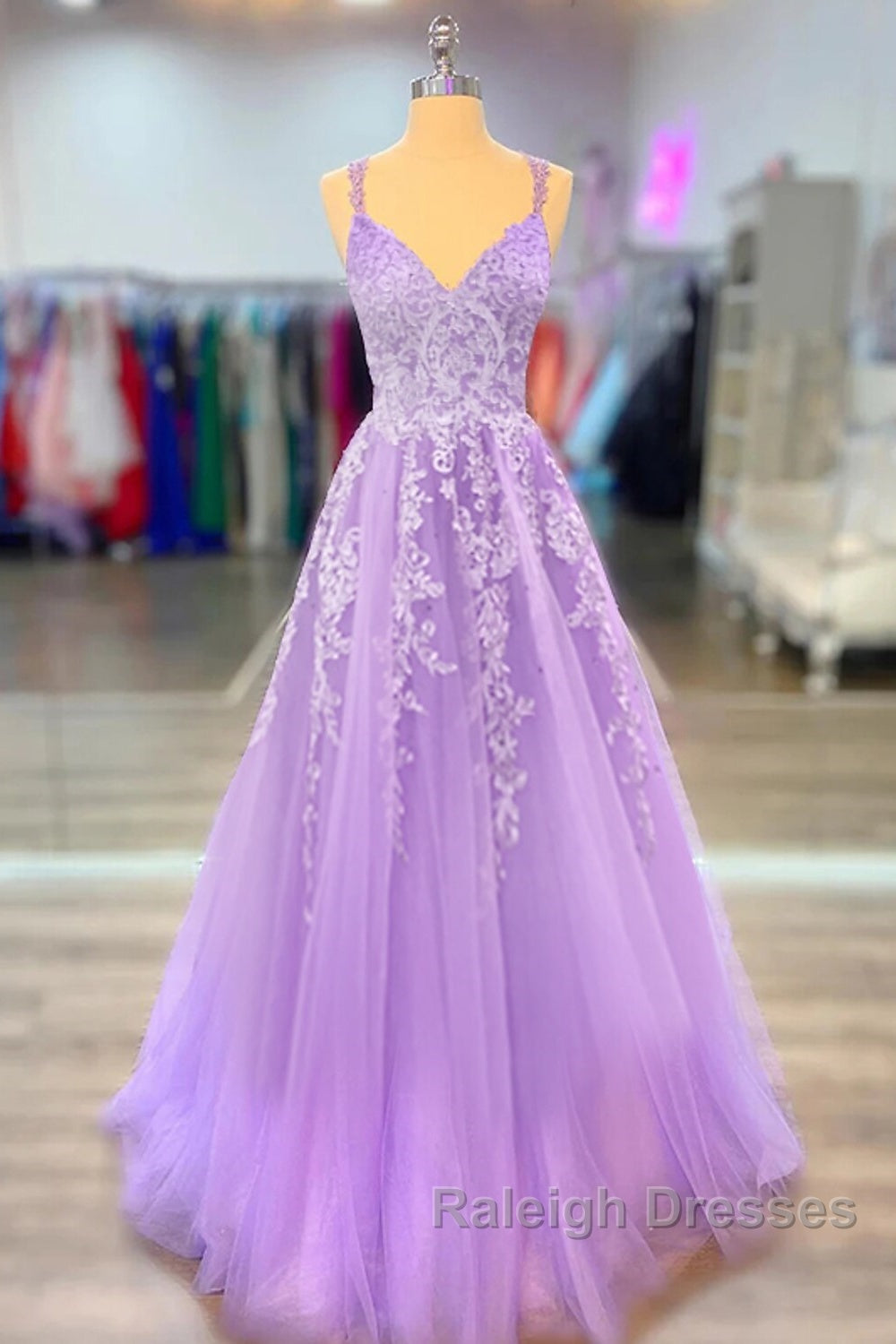 A-Line Prom Dresses Maxi Dress Formal Court Train Sleeveless Spaghetti Strap Stretch Chiffon With Appliques Shouder Flower