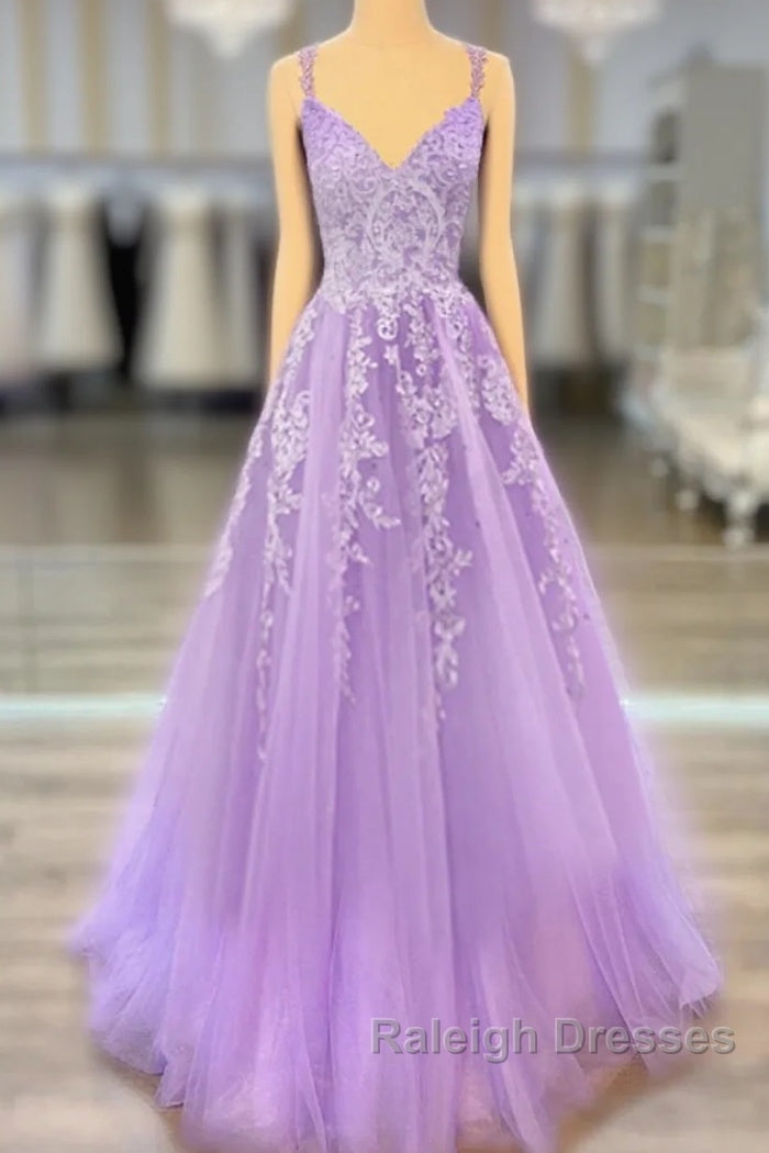 A-Line Prom Dresses Maxi Dress Formal Court Train Sleeveless Spaghetti Strap Stretch Chiffon With Appliques Shouder Flower Main image