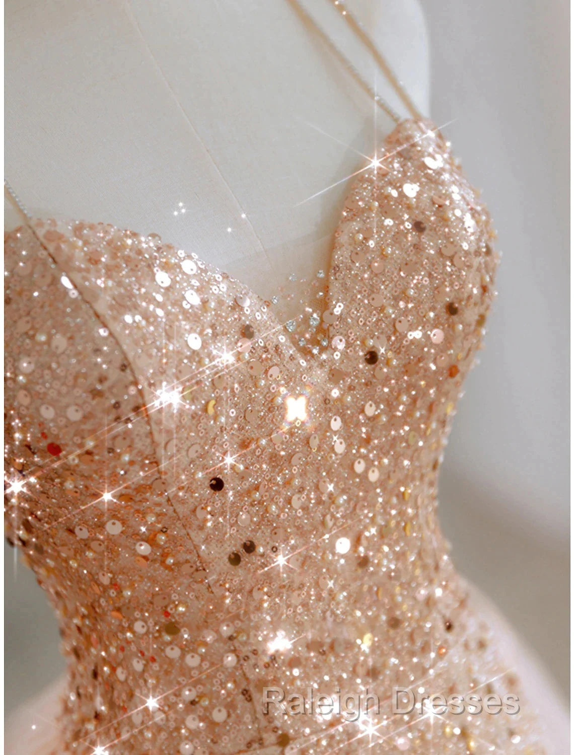 A-Line Prom Dress Sparkle & Shine Dresses Sweet 16 Birthday Floor Length Sleeveless Sweetheart Tulle With Sequin