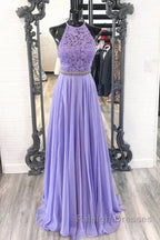 A Line Purple Lace Prom Dresses Long with Belt Purple Lace Prom Dresses Purple Prom Dresses Bridesmaid Dresses