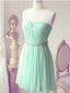 A-Line Short Blue Prom Dress Short Blue Homecoming Dress Prom Dress Short Blue Bridesmaid Dress