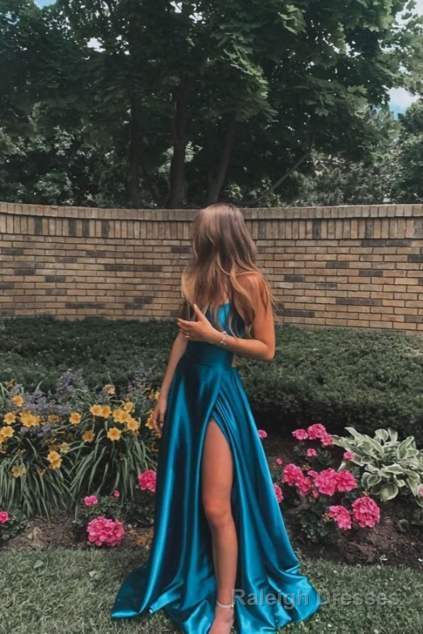 A Line Simple Stunning Long Prom Dresses Formal Prom Gown Main image