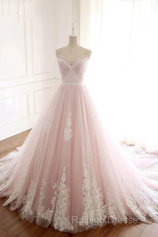 A Line Straps Tulle Lace Appliques Prom Dresses Off Shoulder Floor Length Beautiful Secondary image