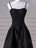 A-Line Sweetheart ??Prom Dresses For Birthday&Graduation-Burgundy Satin Long Prom Dresses