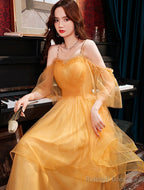 A-Line Tulle Beaded Straps Sweetheart Prom Dresses Tulle Short Homecoming Dresses