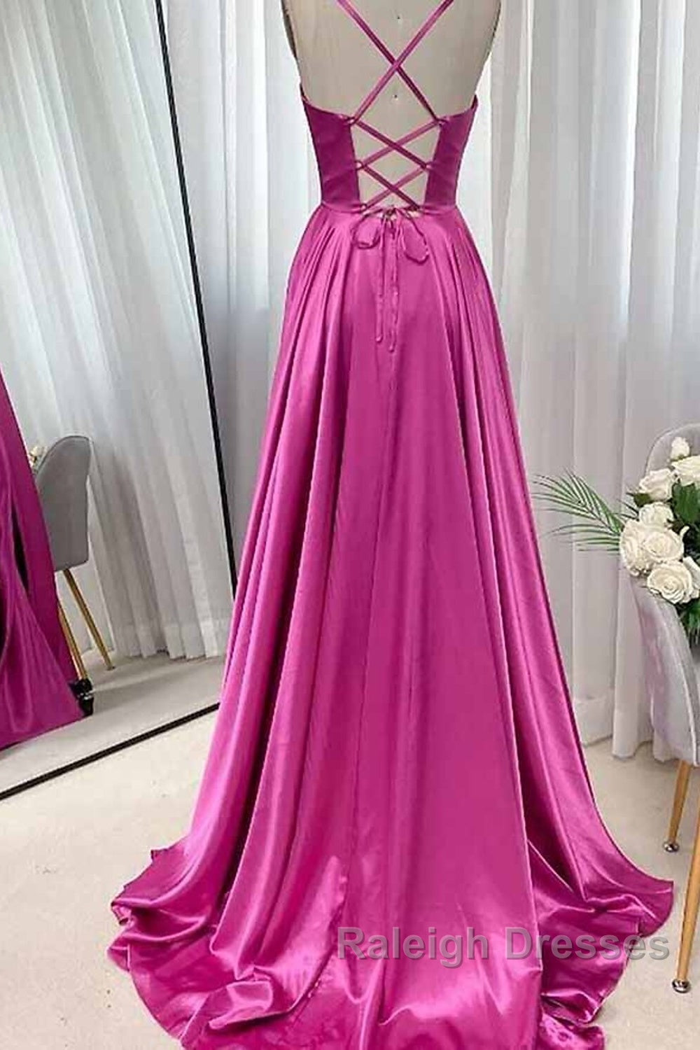 A-Line Wedding Guest Dresses Sexy Dress Party Wear Sweep / Brush Train Sleeveless Sweetheart Cotton Backless Crisscross Back With Glitter Ruched Strappy