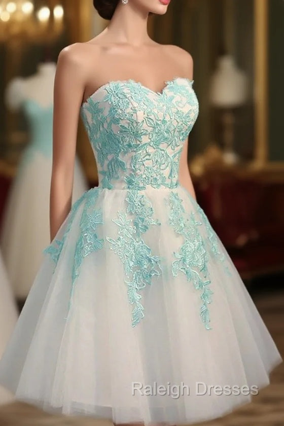 Adorable  White Tulle Sweetheart Tulle Party Dress , Homecoming Dress , Lovely Party Dress