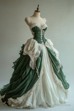 Aesthetic Ball Gowns Straps Tulle Prom Dresseses Long Lace Prom Dress