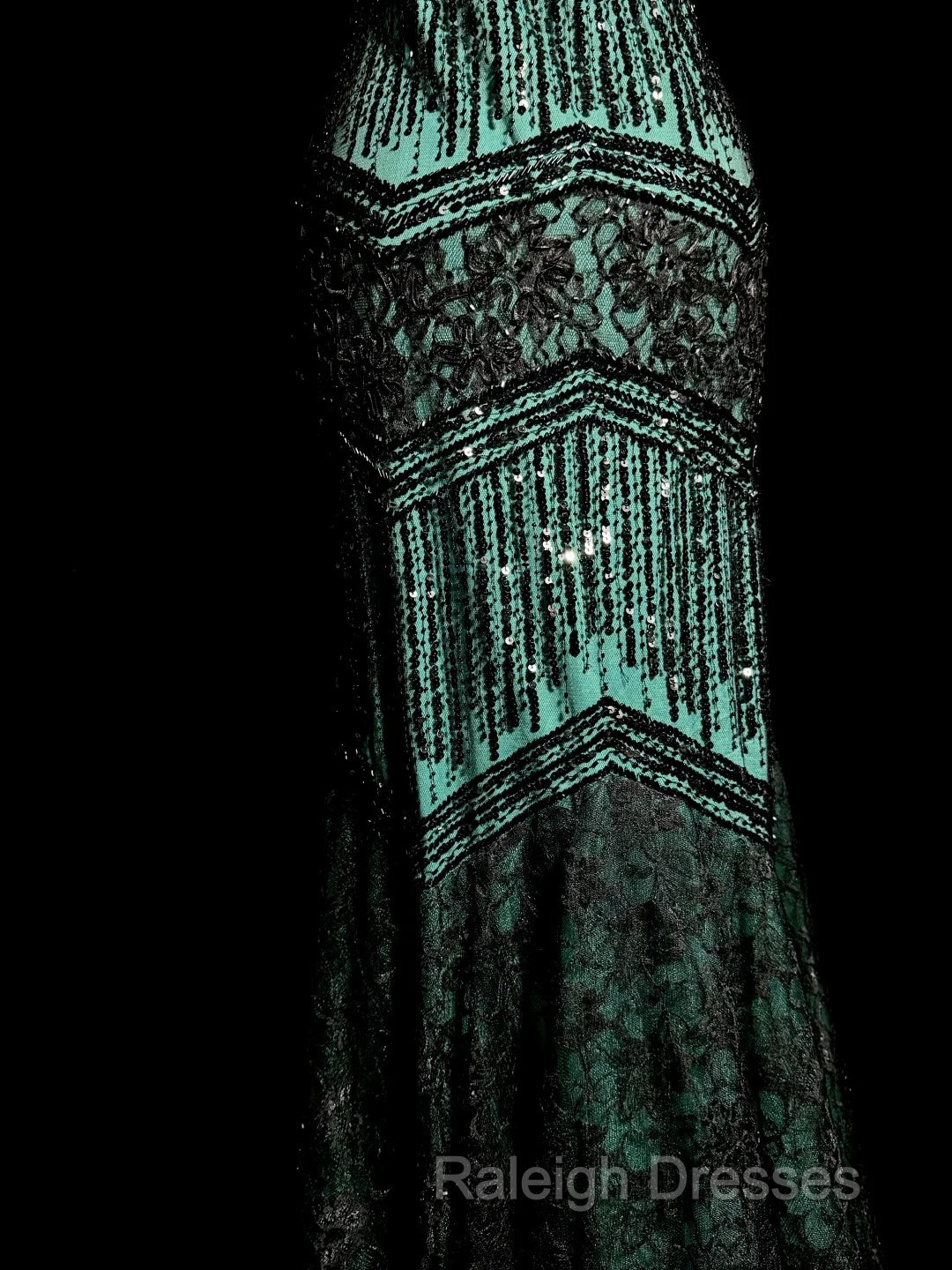 Aesthetic Mermaid Spaghetti Straps Green Prom Dress Long Party Dress