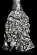 Aesthetic Mermaid Sweetheart Neckline Gray Taffeta Prom Dress Ruffle Long Party Dress