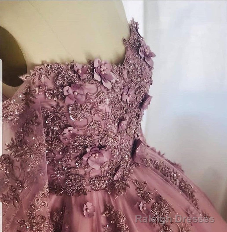 Amazing Lace Embroidery Long Sleeves Prom Dresses Off Shoulder Secondary image