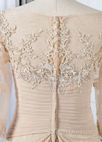 Appliques Lace 3/4 Sleeves Sweetheart Mother Of The Bride Dresses
