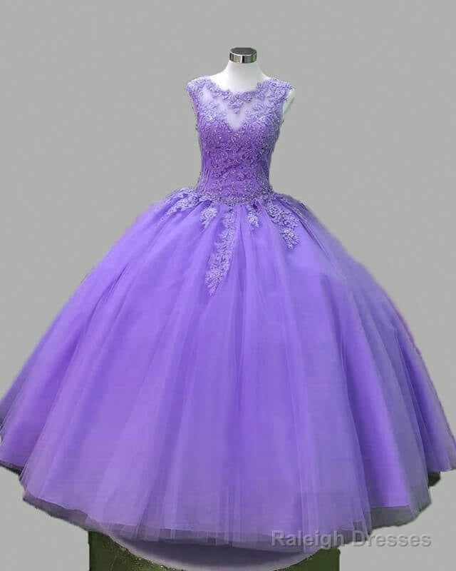 Aqua Blue Tulle Quinceanera Dresses Lace Appqliues