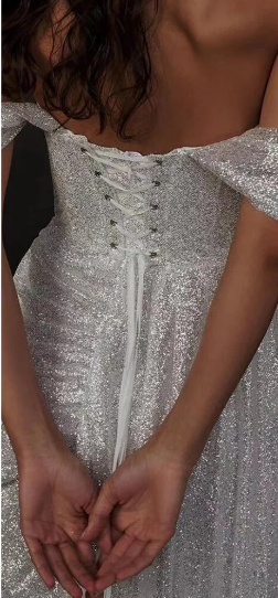 Mermaid Sweep Train Split Front Sequins Luxury Prom Dresses