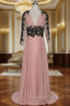 Attractive Long Evening Dresses Deep V-neck Long Sleeves Mother of the Bride Dresses