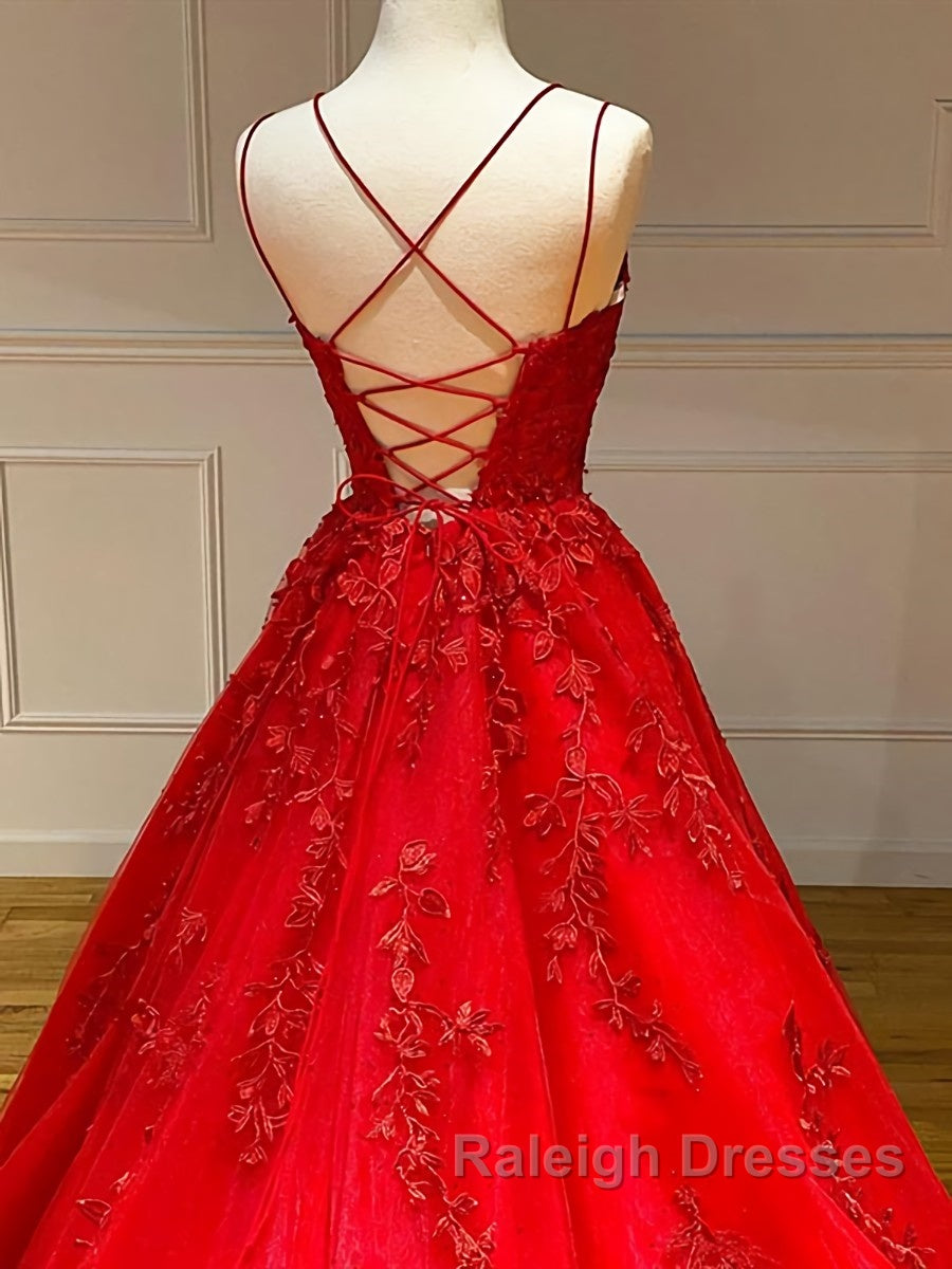 Backless Red Lace Prom Dress Red Backless Lace Prom Graduation Dress