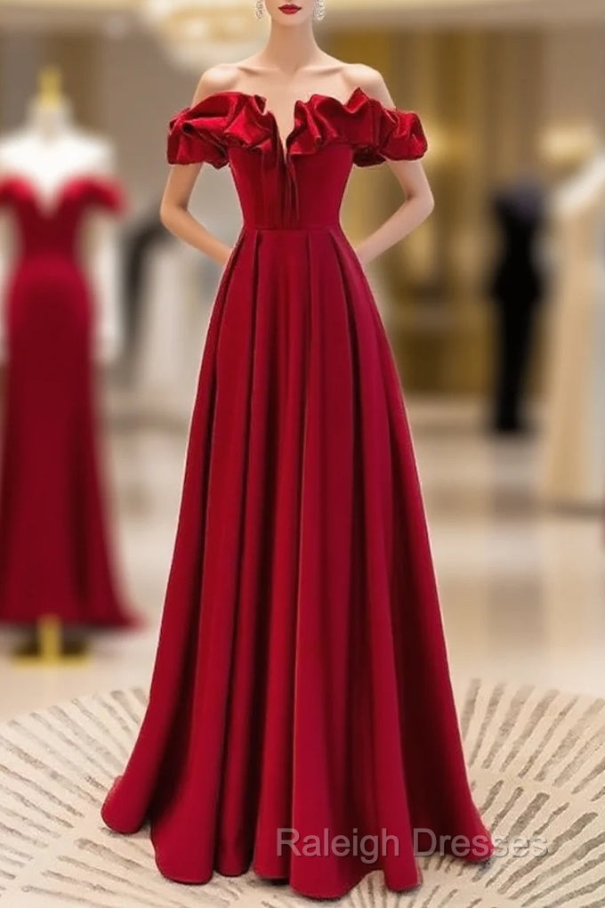 Ball Gown A-Line Evening Gown Empire Dress Prom Floor Length Sleeveless V Neck Jersey With Pleats Strappy Main image